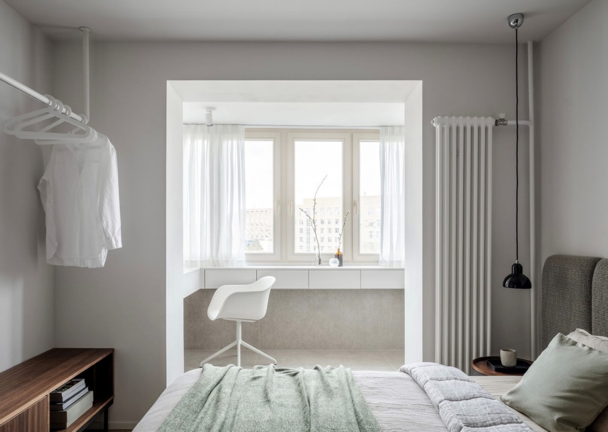 50平小户型深色极简风,深木色和灰色适合小户型吗