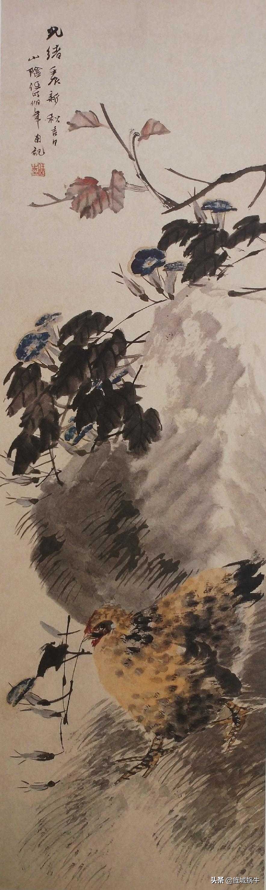 他以笔墨捕捉迎风腾飞的鸟雀、轻灵鲜活的花蕾