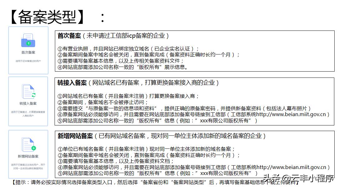 云丰icp备案方法有哪些,云丰icp备案教程