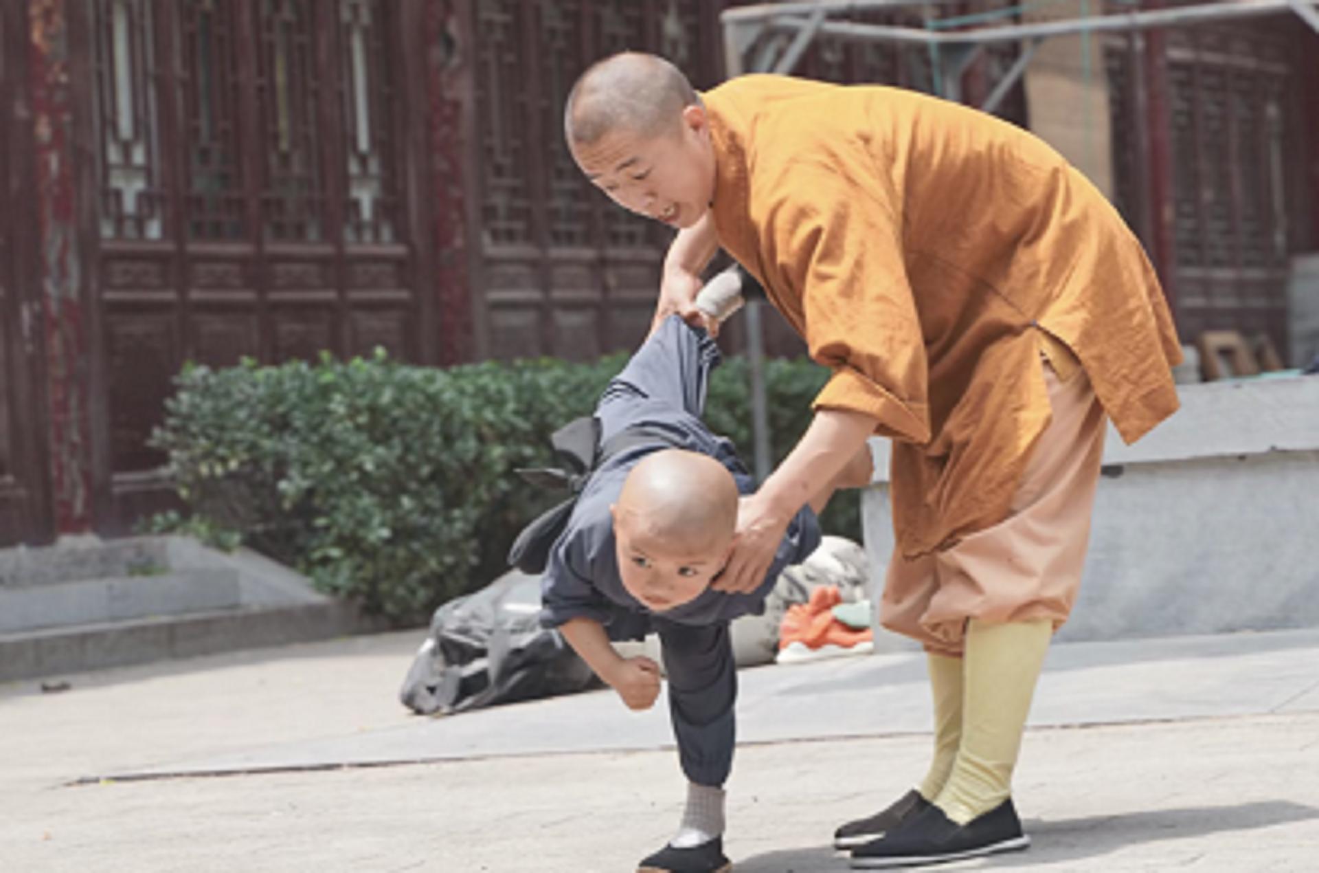 释延觉少林拳教学,释延弘棍法