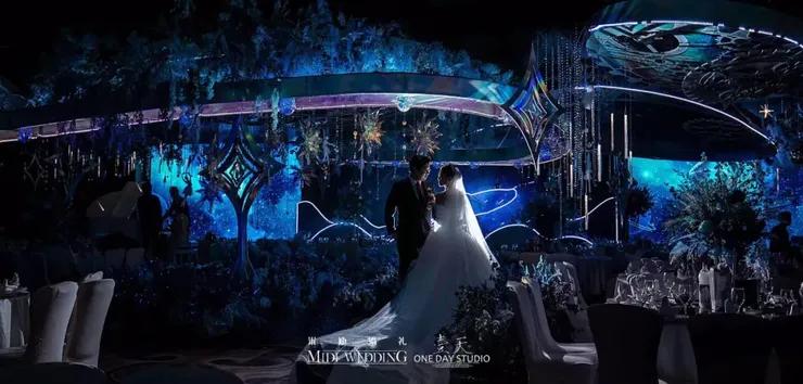 大型浪漫星空婚礼,极至浪漫的草坪婚礼