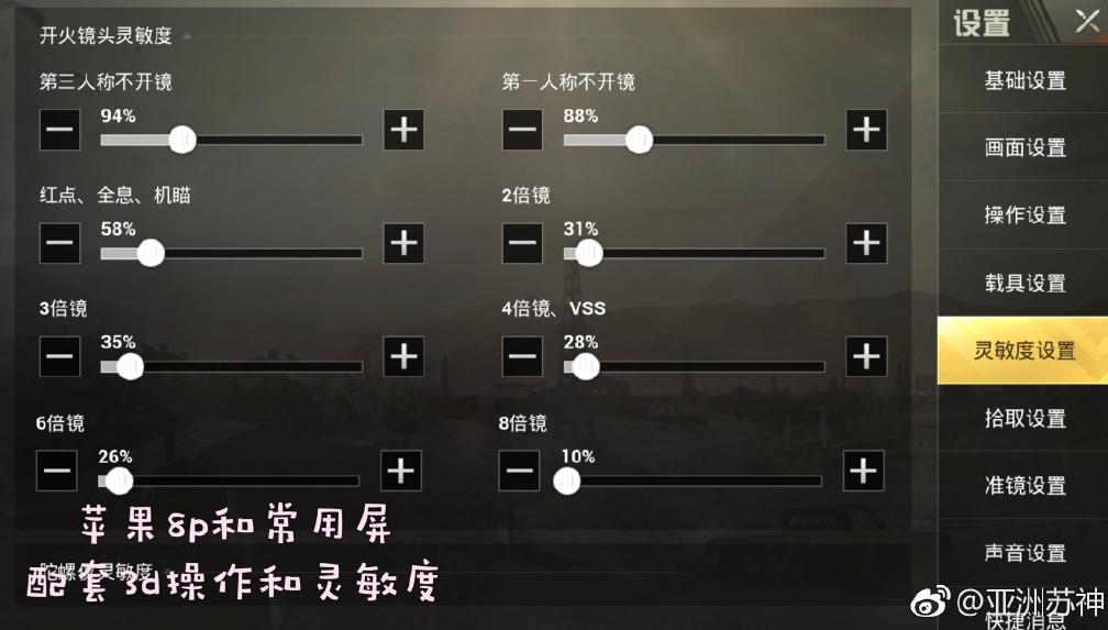 刺激战场灵敏度最稳压枪3指,刺激战场二指压枪灵敏度