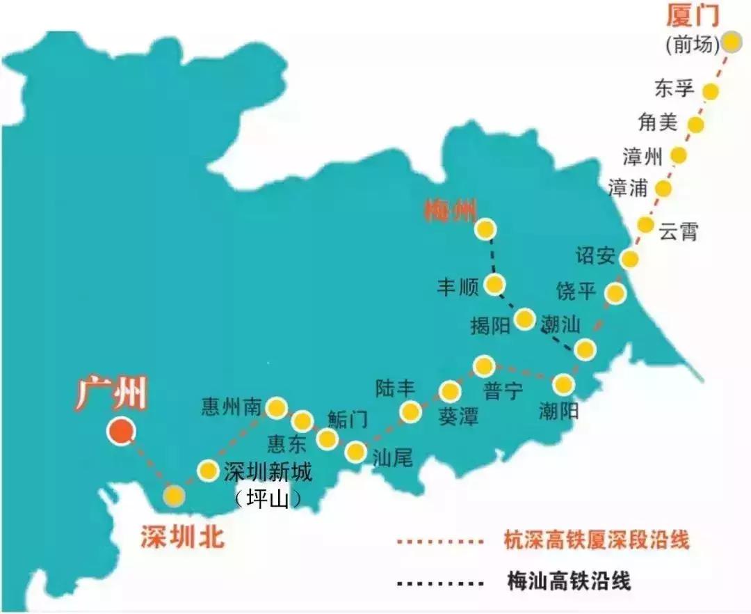 深圳广州梅州高铁什么时候开通,梅州高铁开通时间