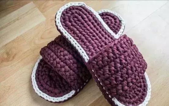 毛线拖鞋钩针方法视频教程全集,钩拖鞋能不能用4.0的钩针