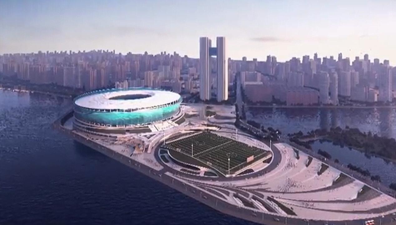 大连梭鱼湾足球场建设结构和设计,大连梭鱼湾专业足球场建造费用