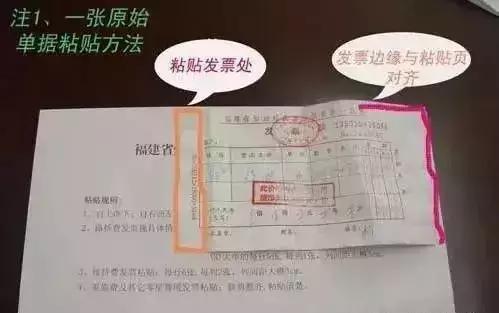 财务粘贴票据样式,财务票据粘贴教程