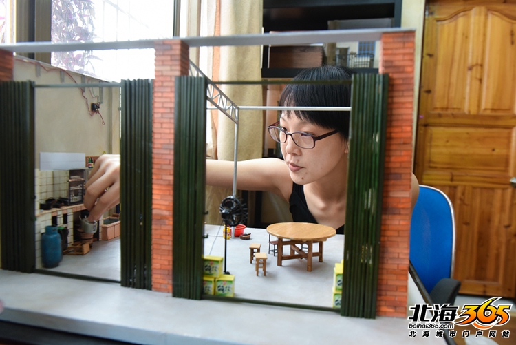 微缩达人施紫丽，她把北海老街“变”成国礼