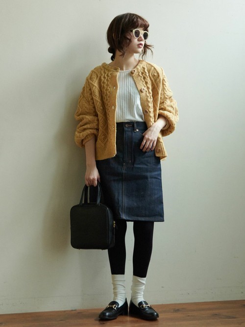 日本女生示范各色裤袜穿搭,日本美女穿搭过膝袜