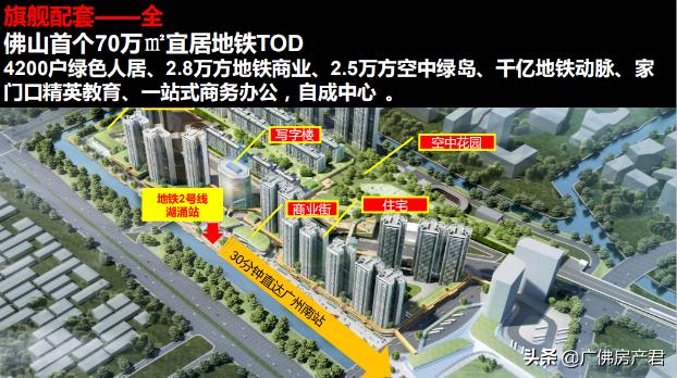 佛山南庄2号线地铁旁2.8万方地铁商业4200户绿色人居