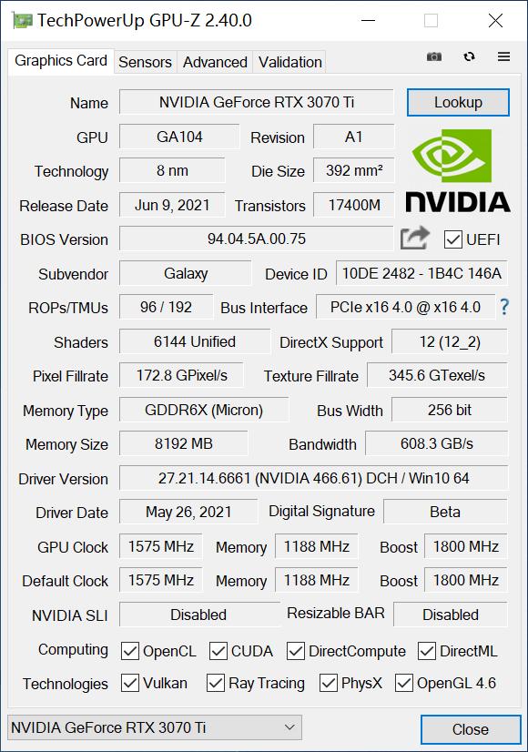 影驰3070tigameroc测评,影驰geforcertx3070gamer测评