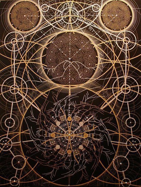 神秘且惊艳图案,视觉盛宴的几何图
