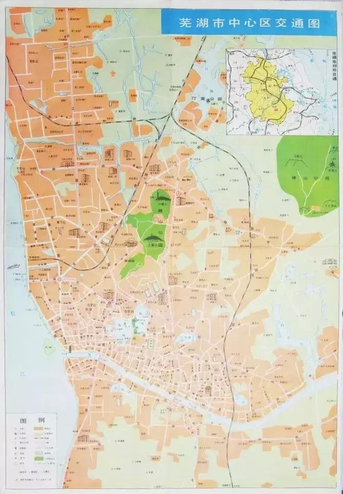 老芜湖地图,老芜湖全景复原图