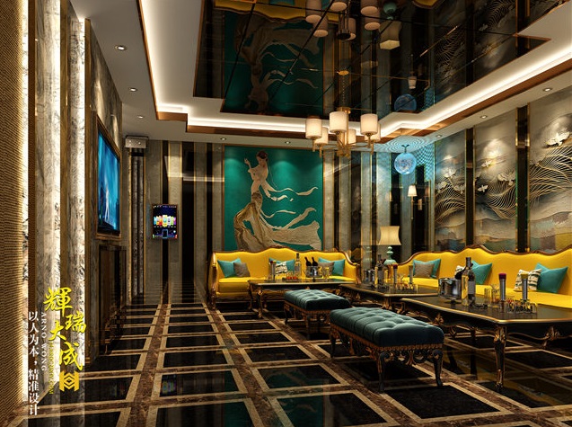 藏西ktv,辉瑞大成娱乐空间ktv设计