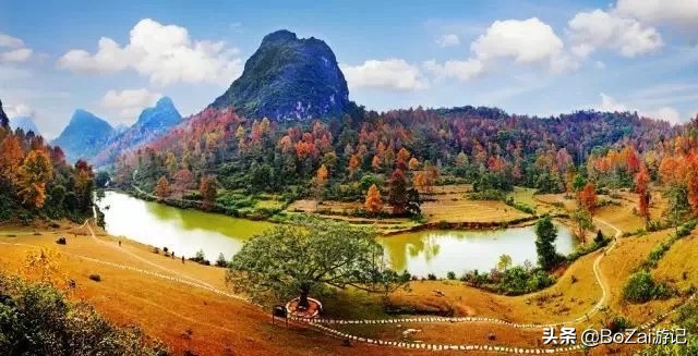 广西乡下田园最美风景图片,广西十大最美风景区
