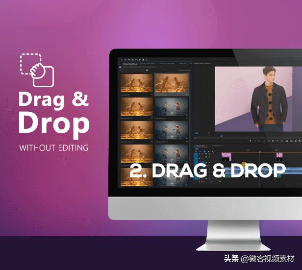 pr111500种效果视频转场特效制作色彩分离扭曲抖动音效资源