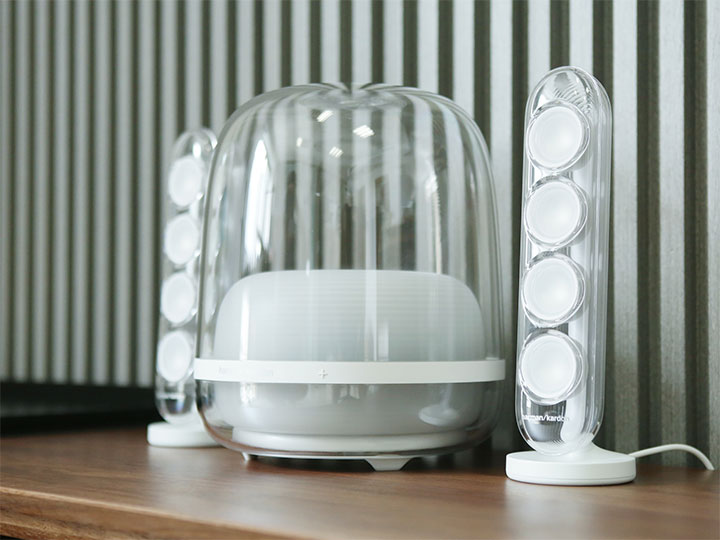 哈曼卡顿soundsticks4,哈曼卡顿水晶4代无线蓝牙音箱