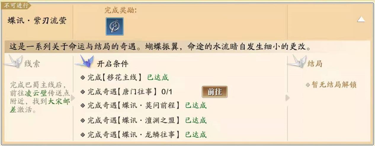 沉浸江湖故事，新奇遇解锁与开启条件一览