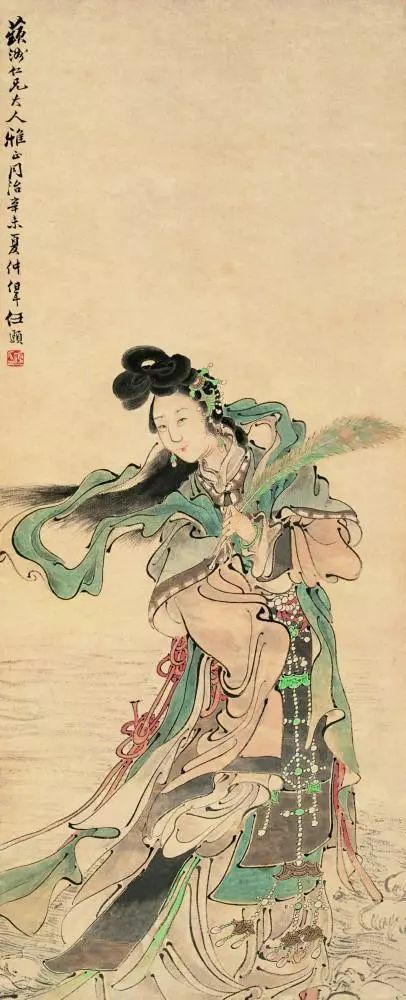 线条无人超越的大师任伯年 (任伯年线条作品)