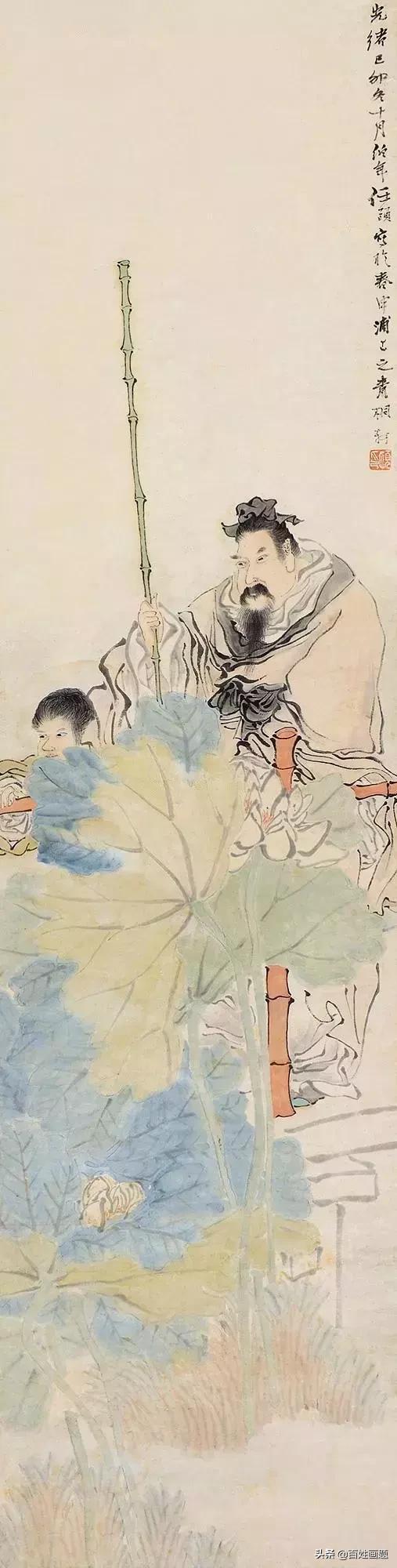 任伯年写意人物作品鉴赏 (任伯年画的人物仕女图)