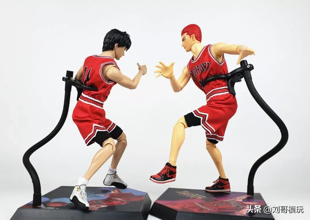 樱木花道流川枫6寸可动人偶,流川枫可动人偶动漫模型