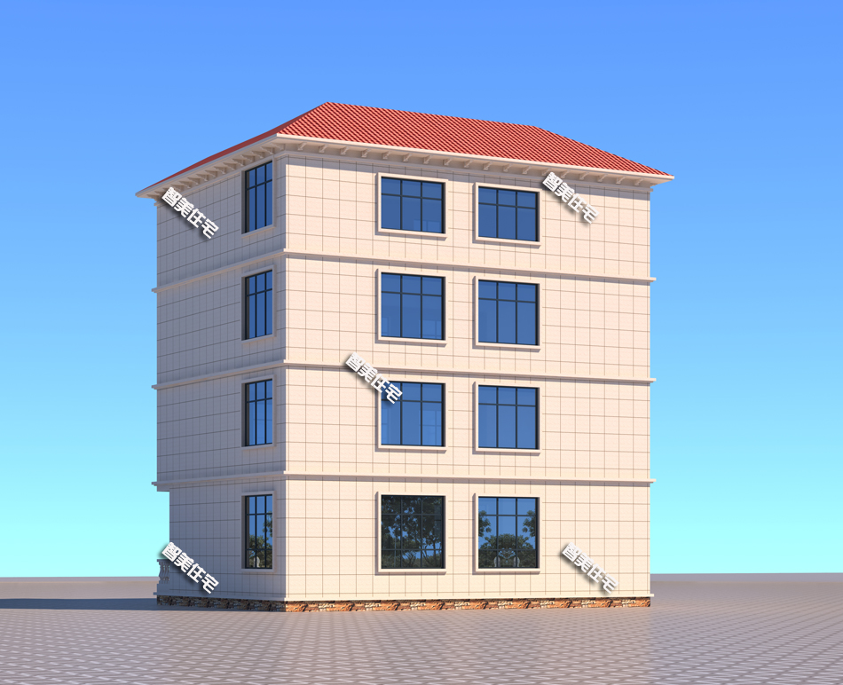 13.8×9.5米临街自建房，一层做商铺仓库，往上自用加出租