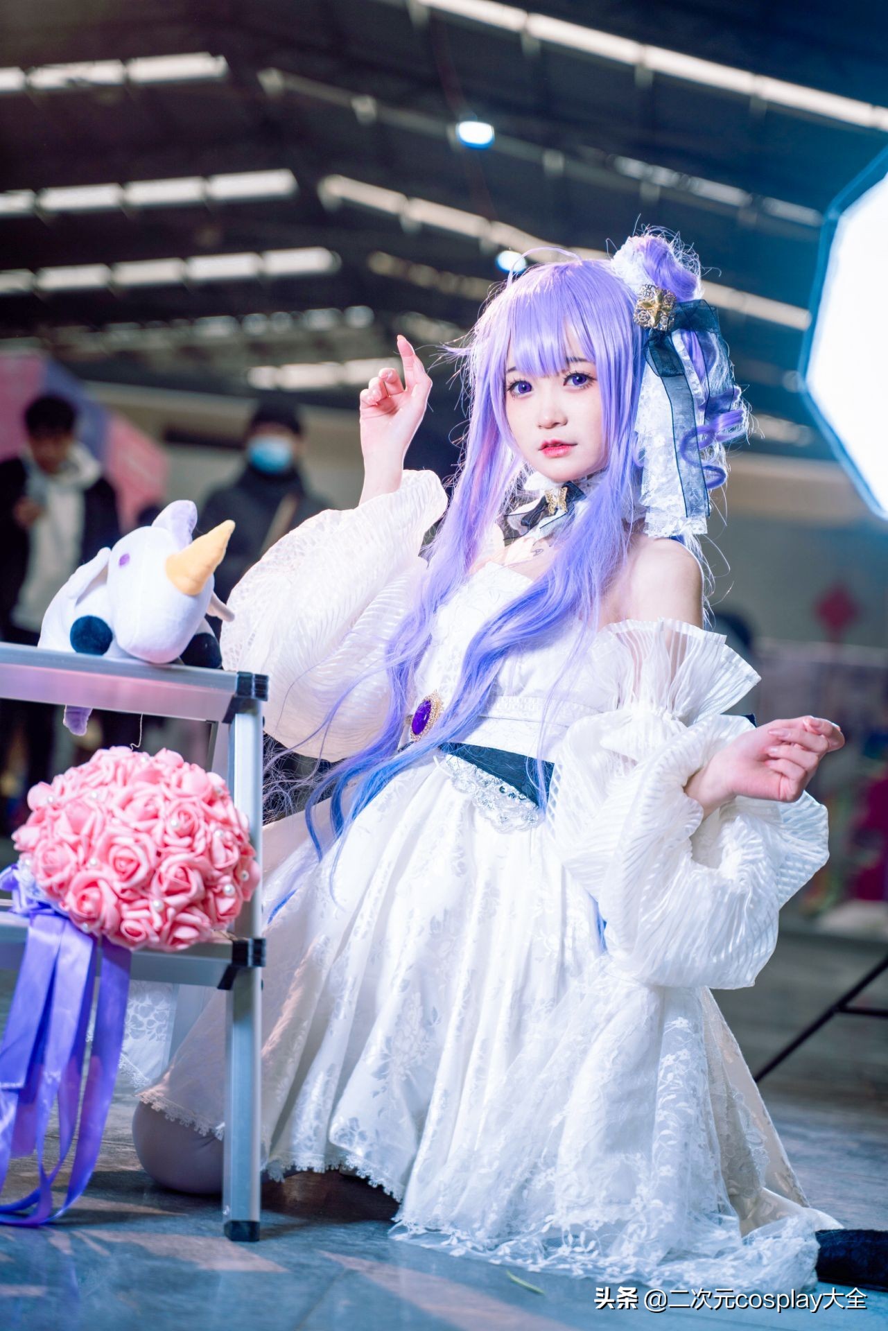 碧蓝航线独角兽cos,碧蓝航线cosplay独角兽