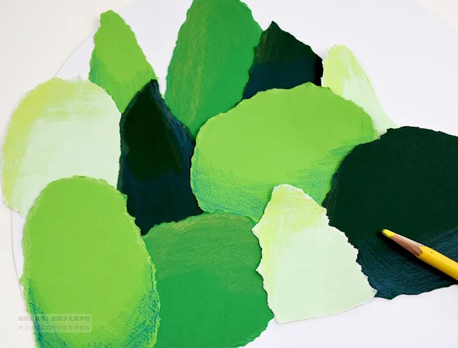 马克笔青山绿水儿童画简单又漂亮,铅笔画教程风景儿童画