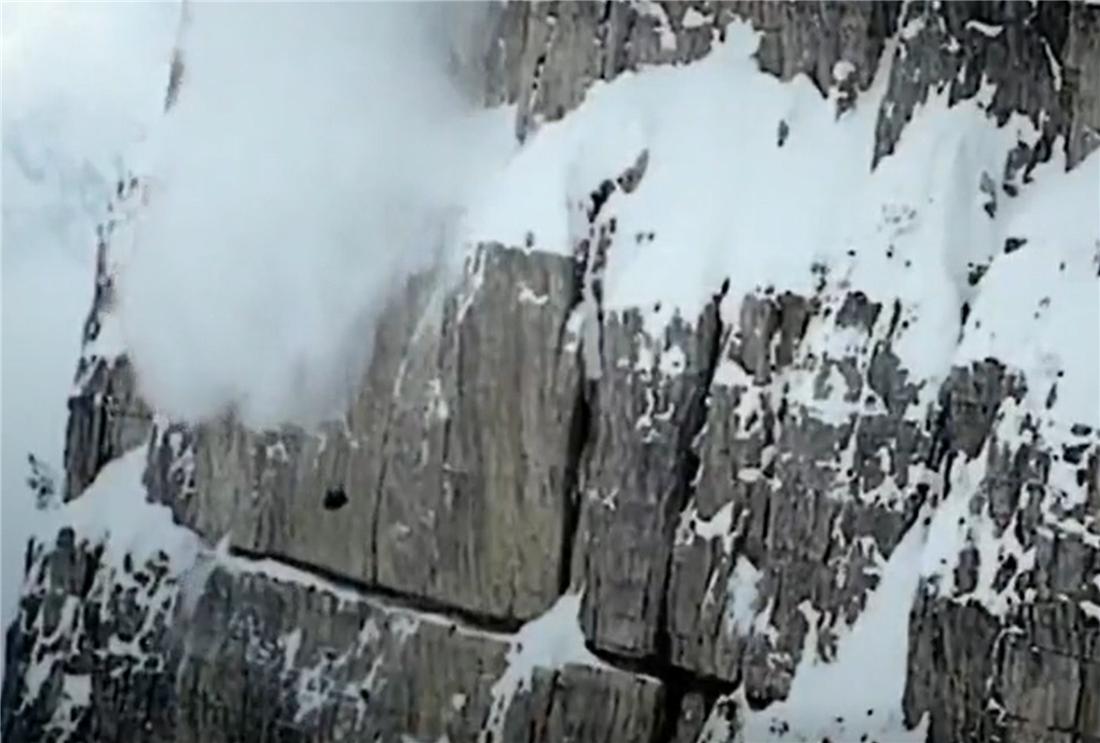 阿尔卑斯山出现一只羚羊,阿尔卑斯山三角峰