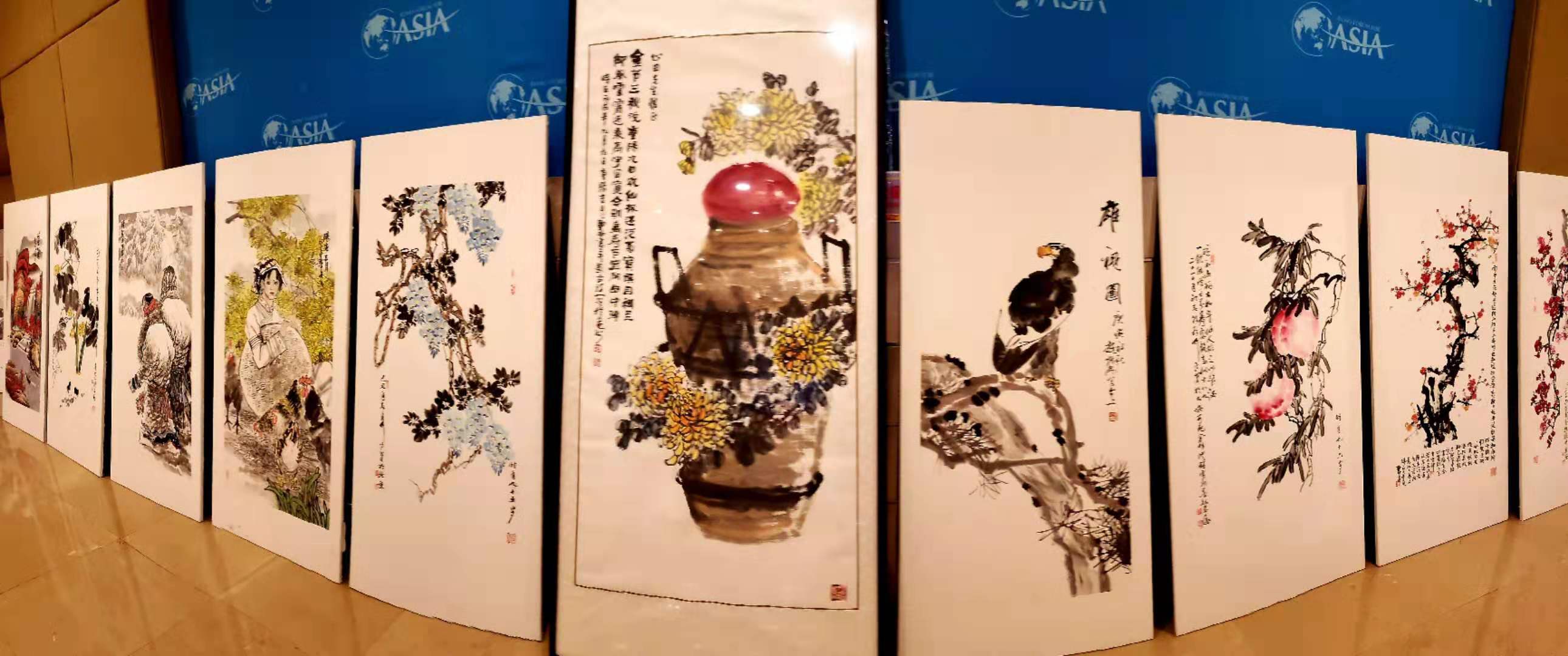 海南博鳌论坛书画展览,博鳌亚洲论坛书法