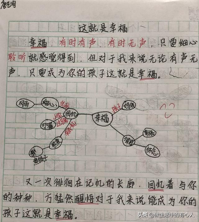 这就是幸福习作例文,这就是幸福优秀作文800