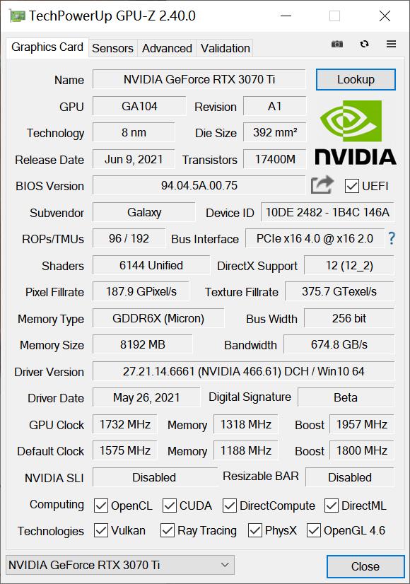 影驰3070tigameroc测评,影驰geforcertx3070gamer测评