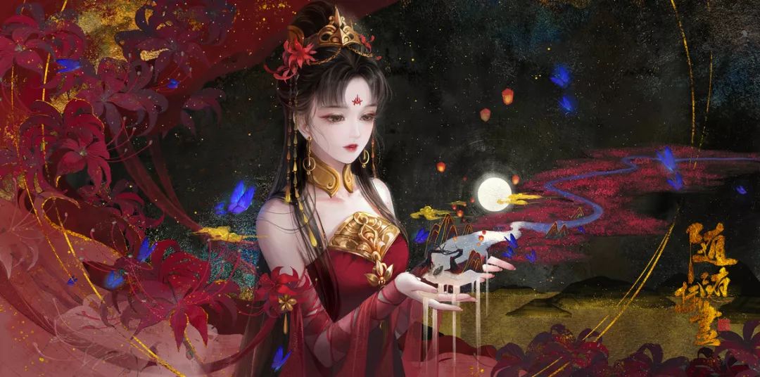 画古风人物插画板绘用什么笔刷,ps古风笔刷海报教程