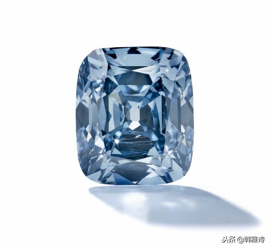 Bulgari宝格丽8.08ct鲜彩蓝钻戒指100000000元左右成交