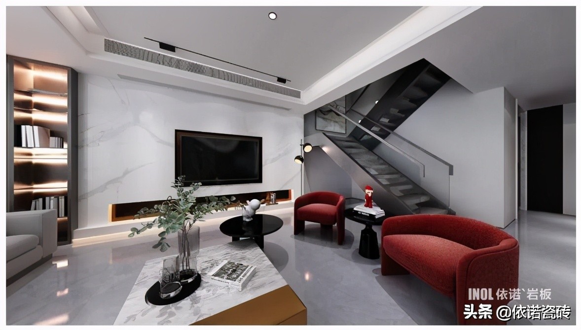 岩板背景墙用哪款岩板好看,德利丰岩板和依诺岩板哪个好