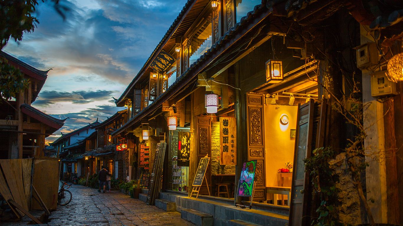 年味民俗闹新春丽江,丽江古城春节冷不冷