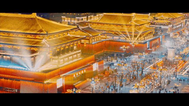 换个角度看西安，航拍建筑太震动