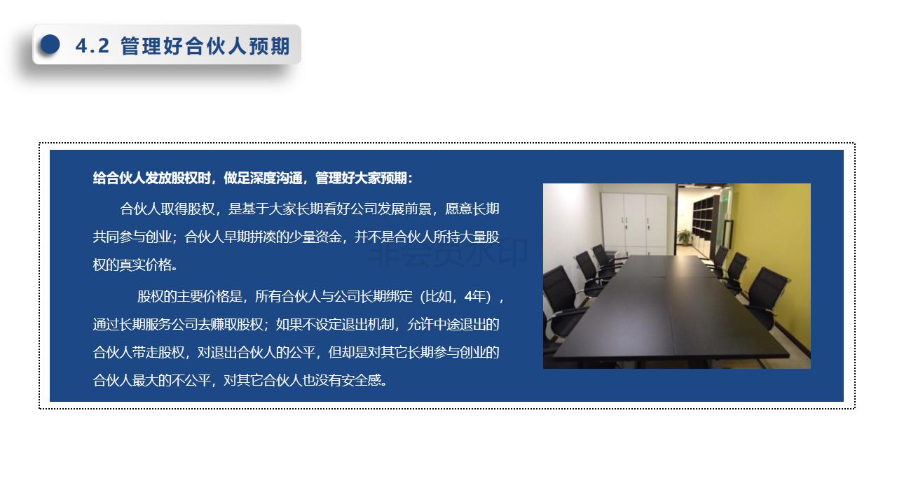初创公司合伙人退出机制,合伙人股权设计详细方案ppt