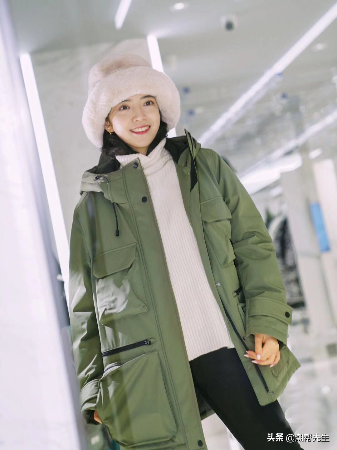 三木博主羽绒服穿法 (三木穿羽绒服的图片)