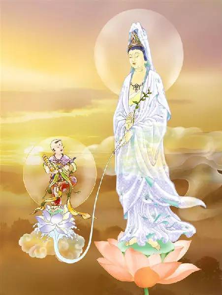 观世音菩萨千种法相,观世音菩萨三十三身相精美大图