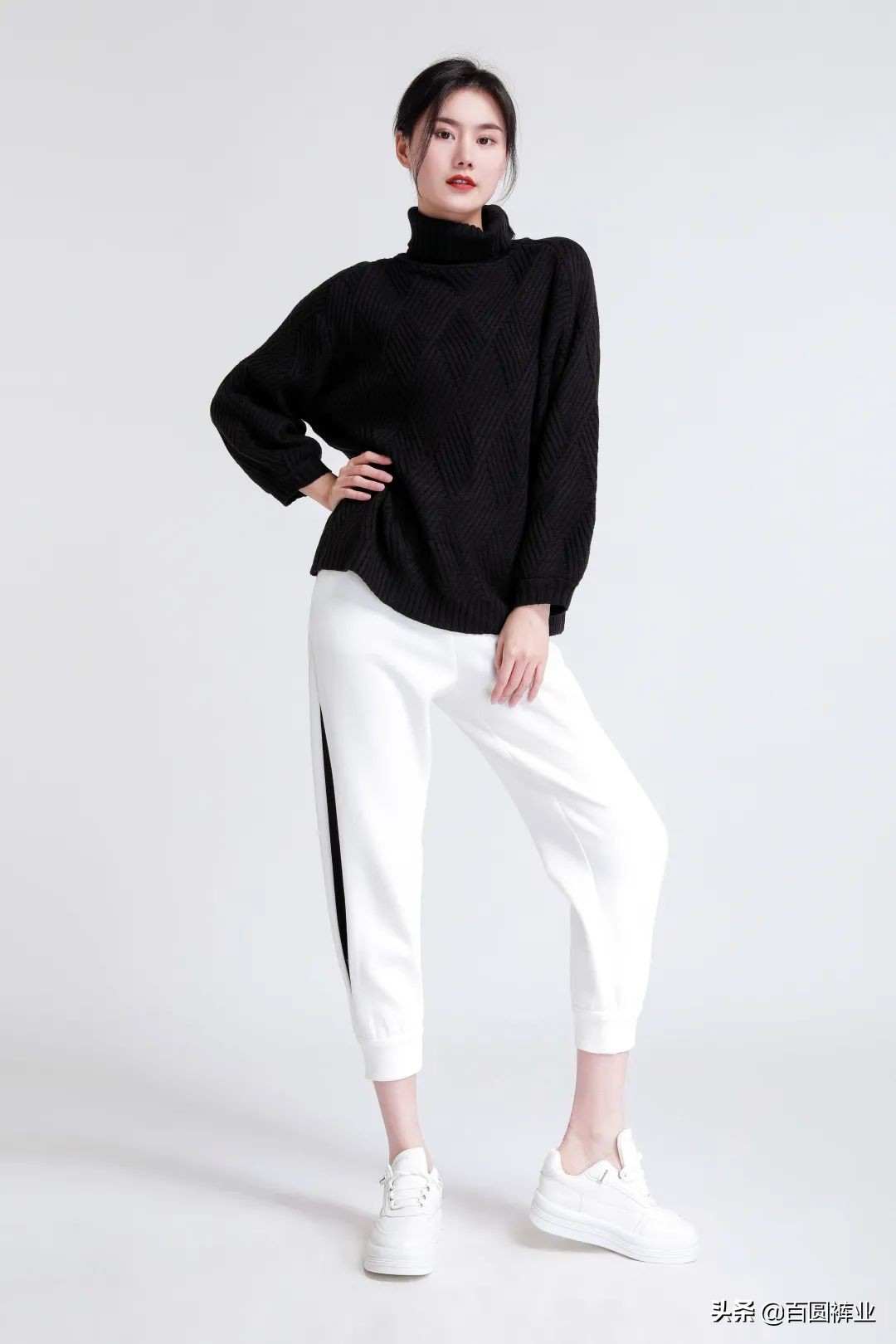 百圆裤业冬季裤子图片,百圆裤业格子裤冬款