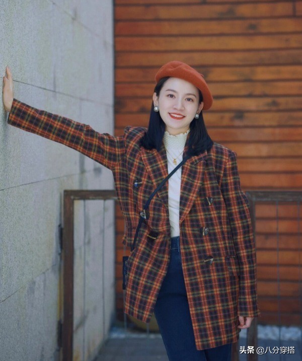 格纹西装秋冬正式搭配,2020秋冬时装单品格纹西装