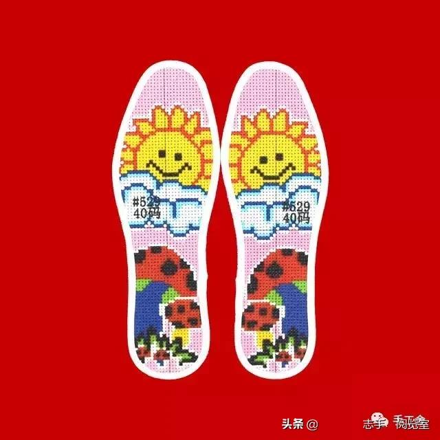 手工鞋垫自己绣,十字绣鞋垫视频教程