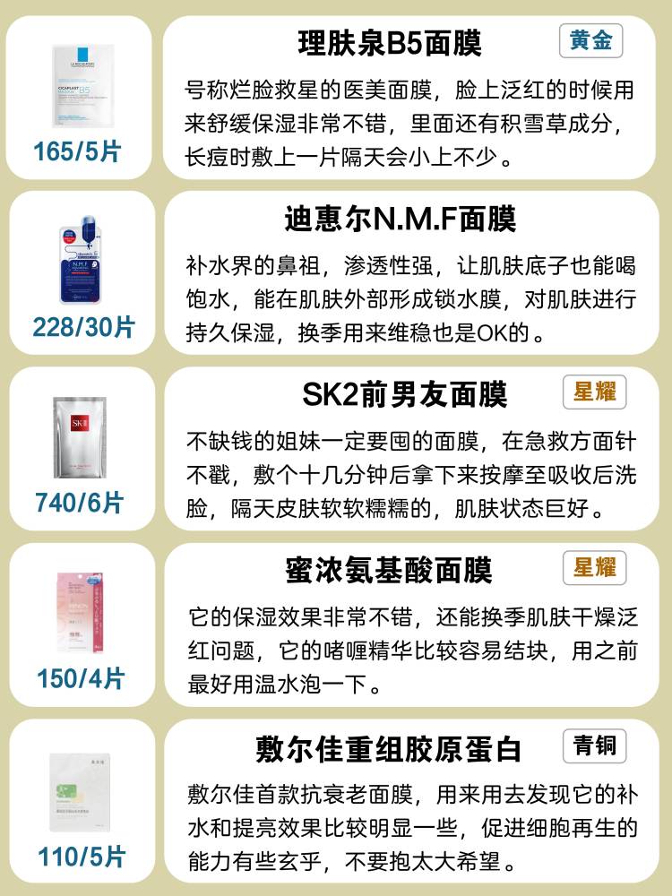 熬夜党护肤测评,熬夜干油皮面膜测评