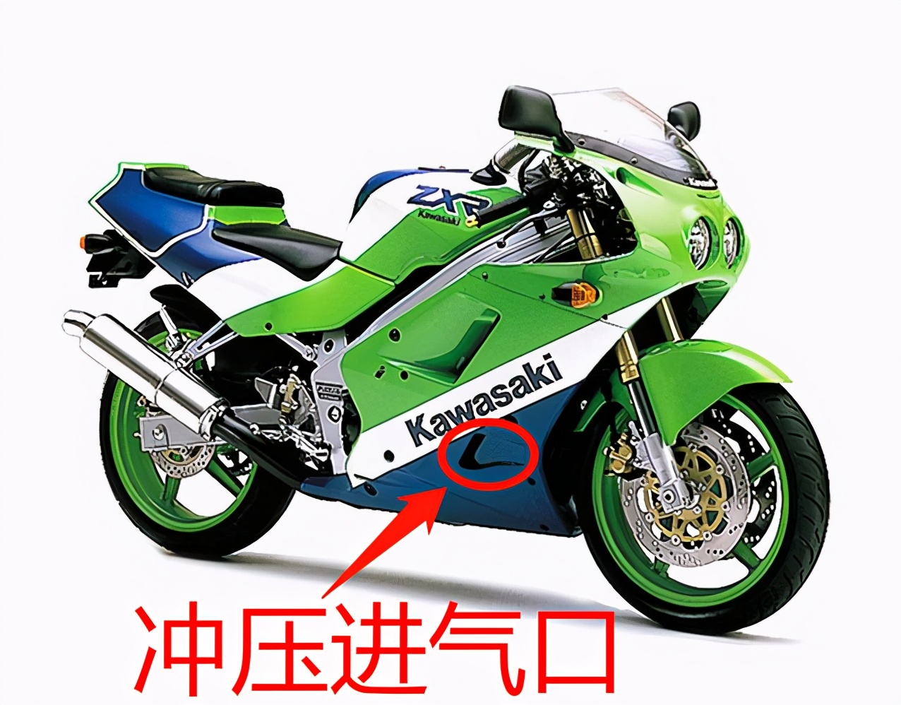 川崎排气口技,川崎的冲压进气技术