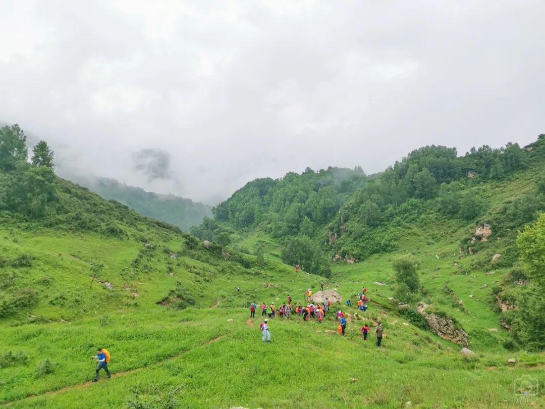 徒步穿越北驼梁完整版,穿越花海古道游记